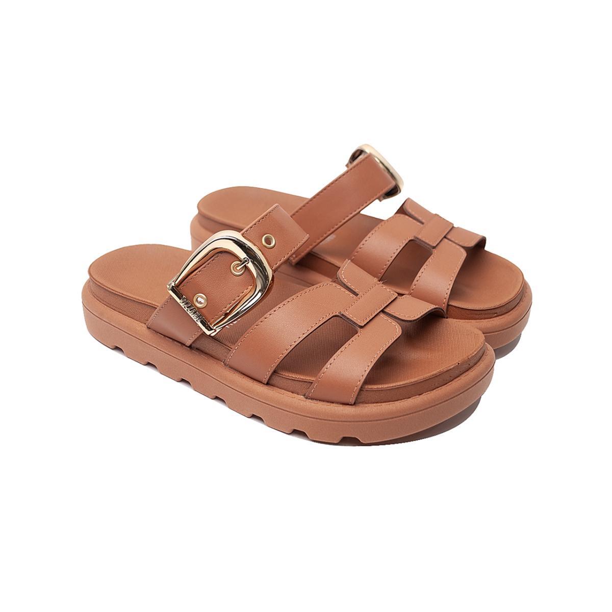 Imagem 2 do produto Papete Tratorada Feminina Fivela Vizzano 020516
