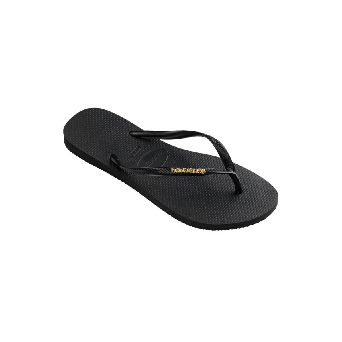 Imagem 3 do produto Chinelo Feminino Slim Logo Metalic Havaianas 020400
