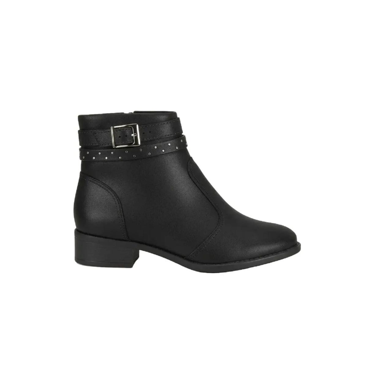 Imagem 1 do produto Bota Feminina Ultraconforto Cano Curto Fivela Modare 022757