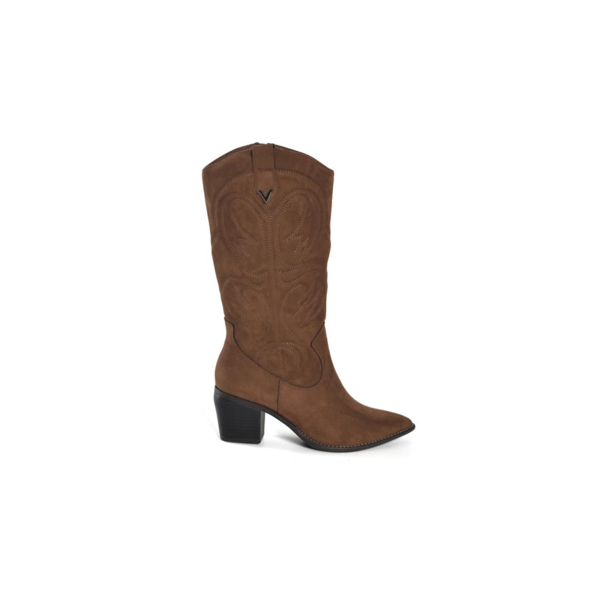 Imagem 3 do produto Bota Western Bordada Camurça Via Marte 022551