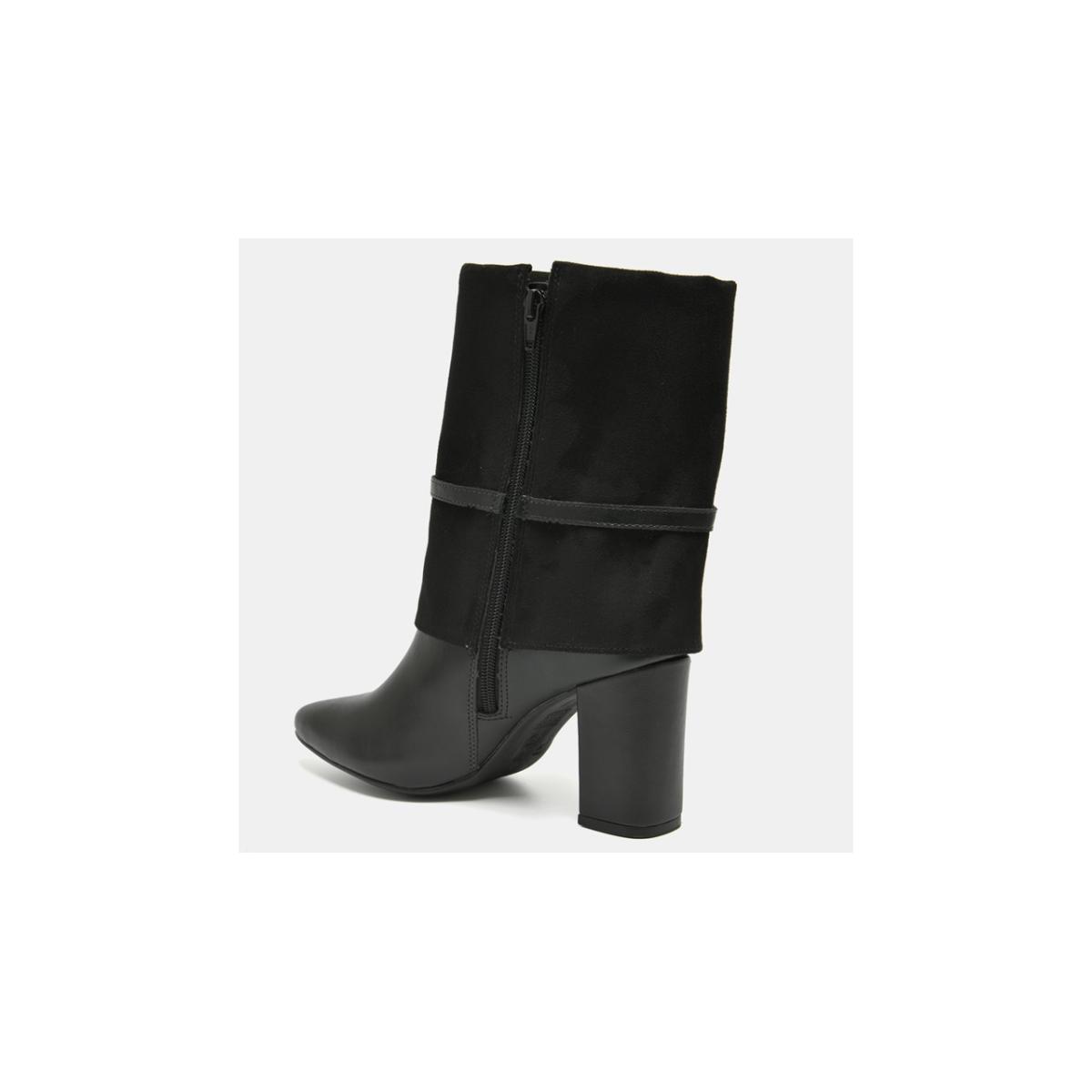 Imagem 2 do produto Bota Capa Feminina Salto Grosso Via Marte 022487