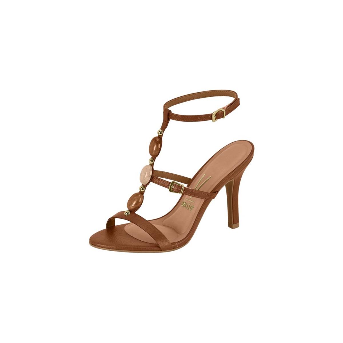 Imagem 2 do produto Sandália Salto Fino Pedraria Vizzano 022027