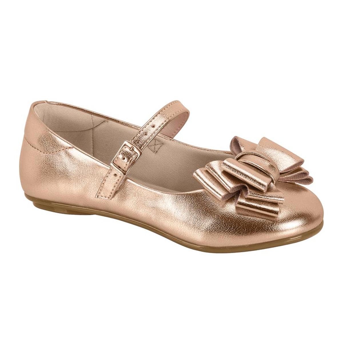 Imagem 1 do produto Sapatilha Infantil Boneca Metalizada Molekinha 021043