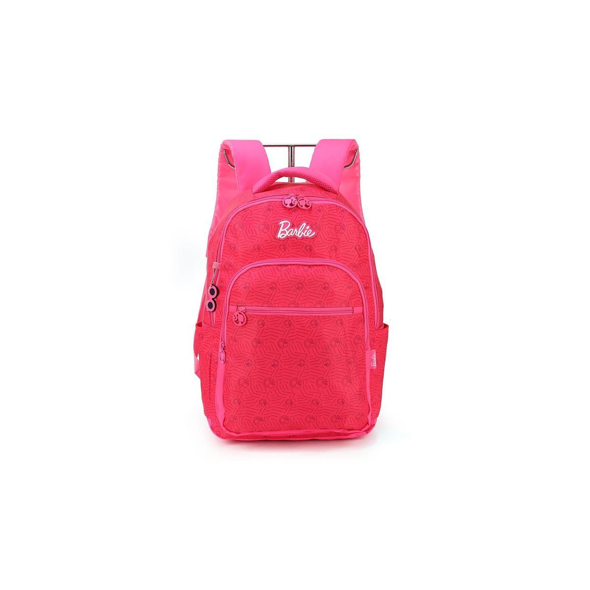 Imagem 1 do produto Mochila Juvenil Escolar Barbie Laptop Pink Luxcel