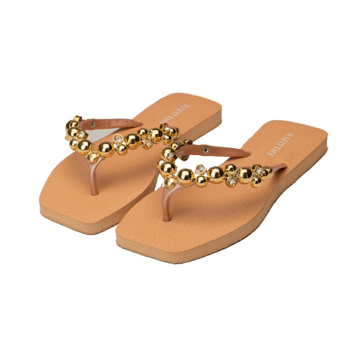 Imagem 1 do produto Chinelo Feminino Golden Balls Rafitthy 021378