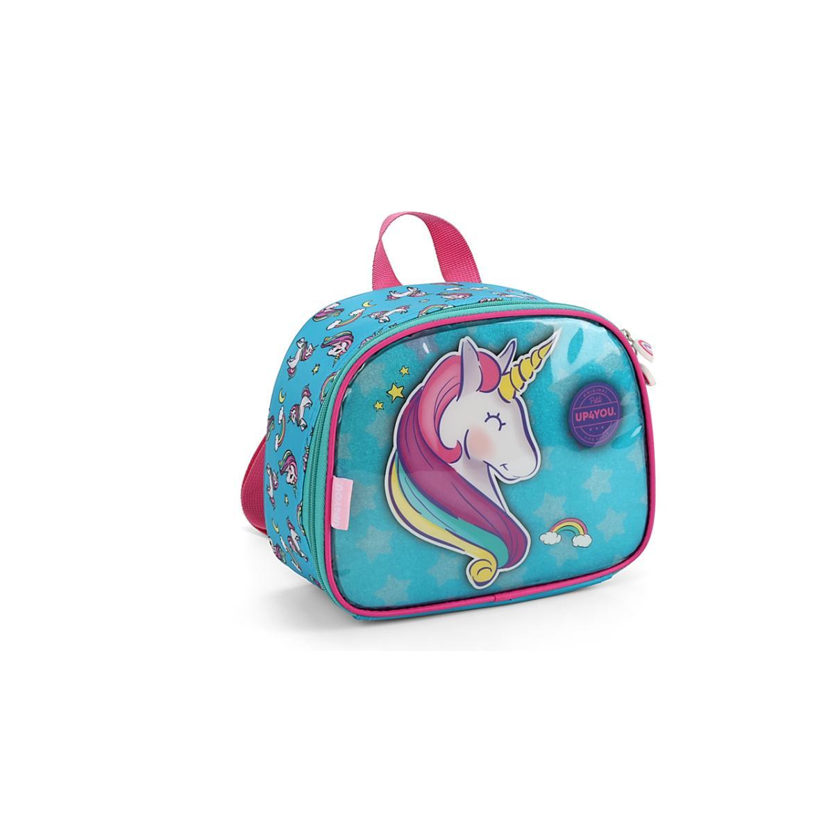Imagem 1 do produto Lancheira Escolar Infantil Térmica Unicórnio Up4you
