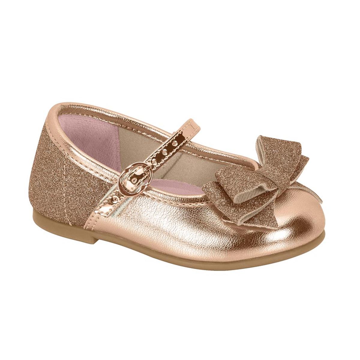 Imagem 1 do produto Sapatilha Feminina Metalizada Laço Molekinha 020973