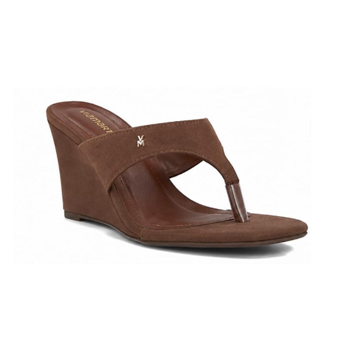 Imagem 1 do produto Tamanco Feminino Anabela Camurça Via Marte 022996