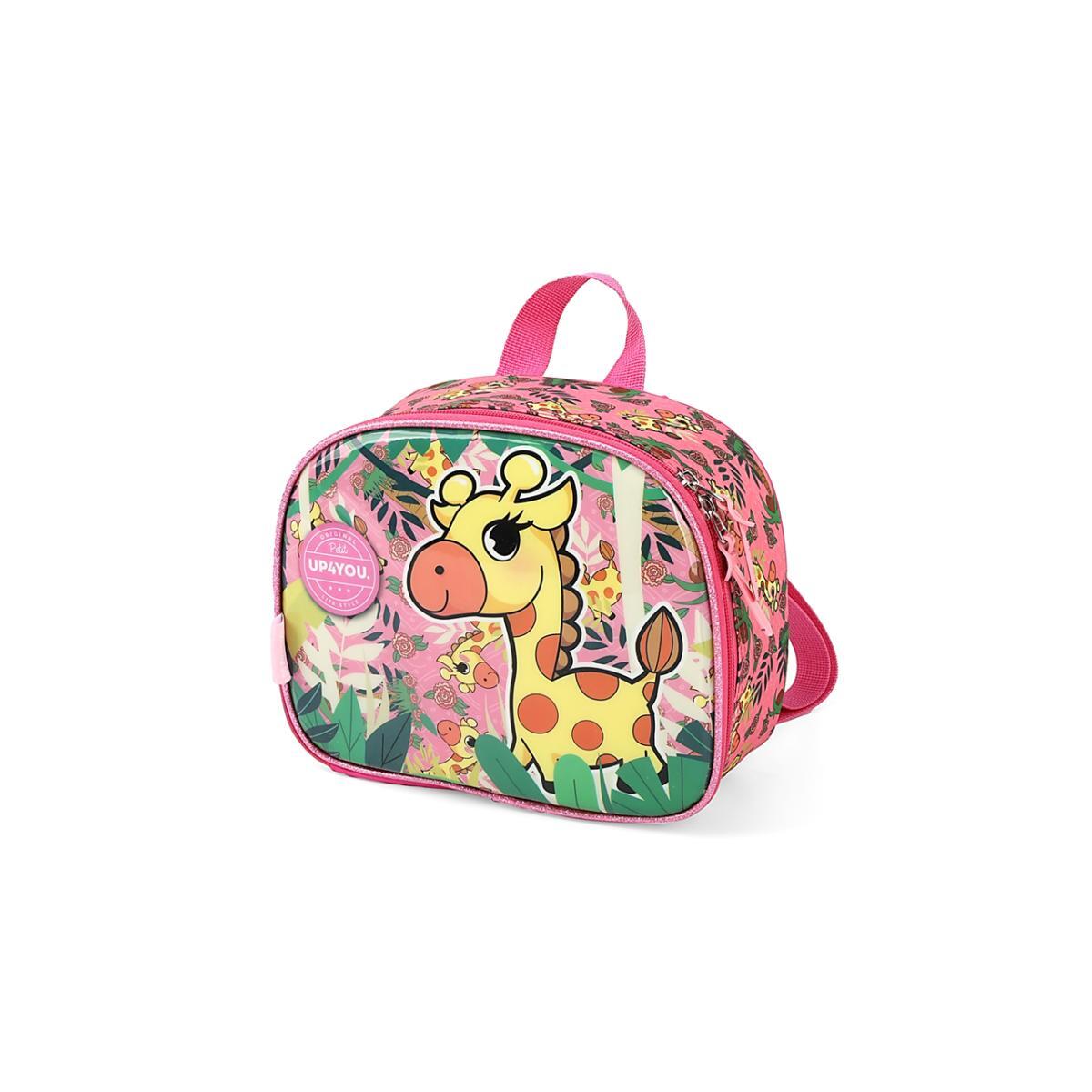 Imagem 2 do produto Lancheira Térmica Infantil Girafa Rosa Up4you