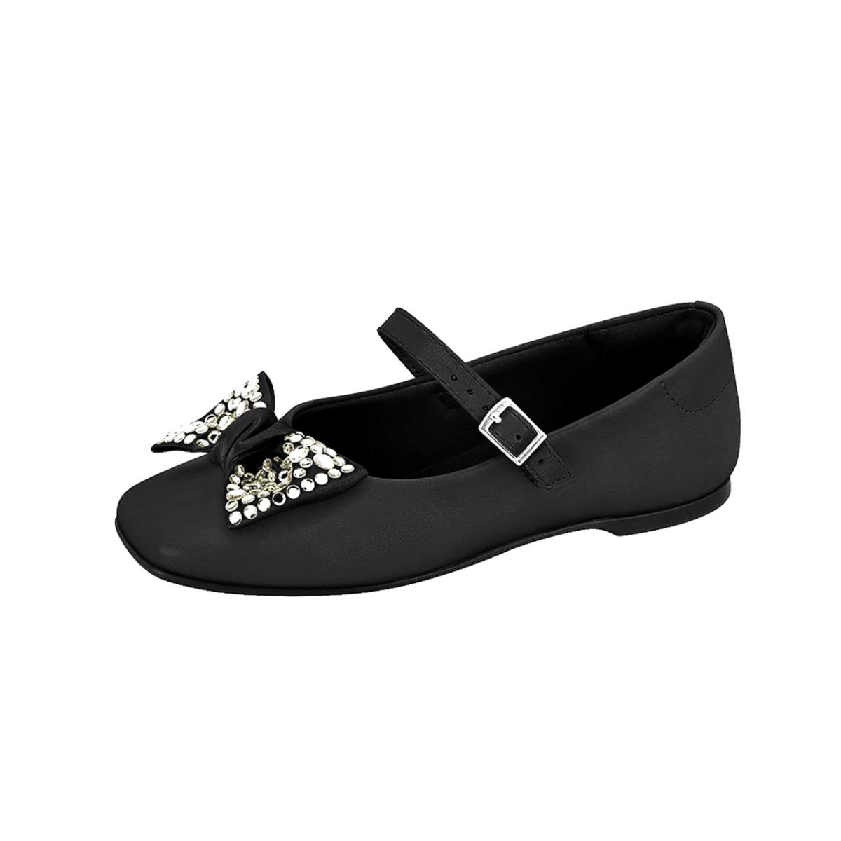 Imagem 2 do produto Sapatilha Infatil Laço Strass Molekinha 022990