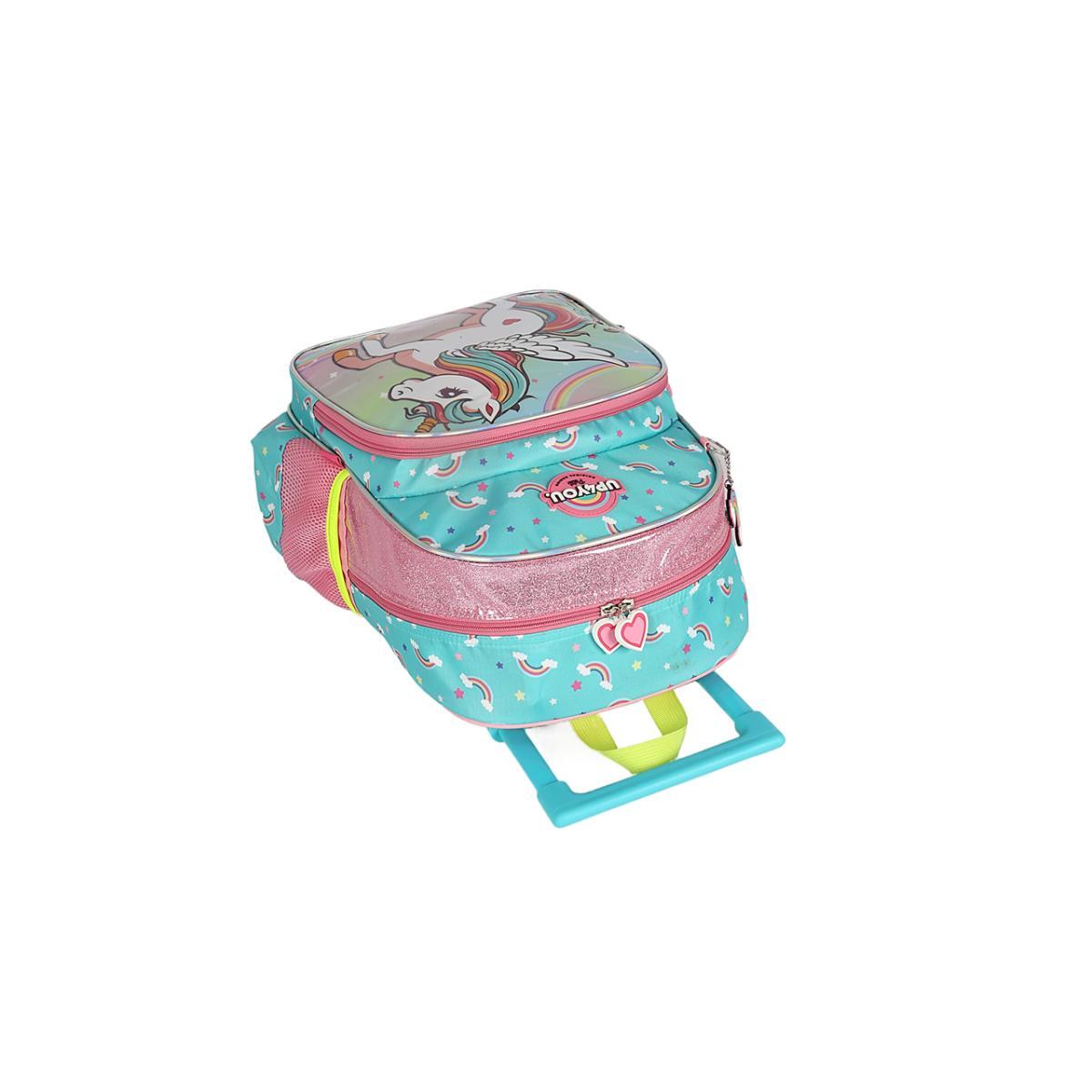 Imagem 2 do produto Mochila Escolar Rodinha Unicórnio Up4you 021659