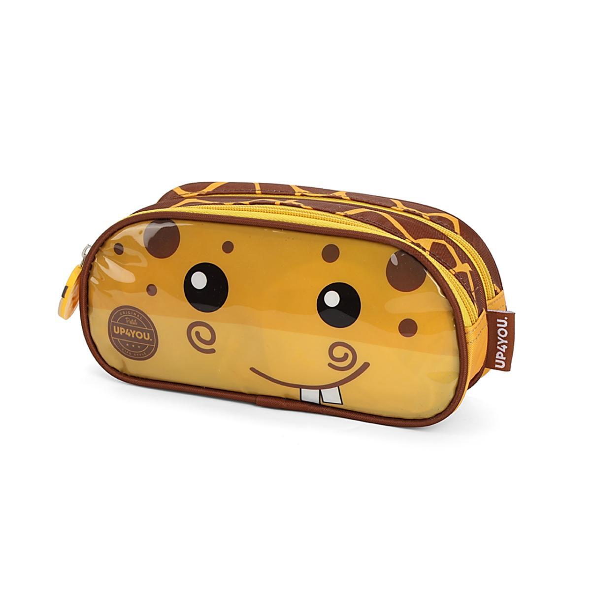 Imagem 1 do produto Estojo Escolar Duplo Infantil Girafinha Up4you