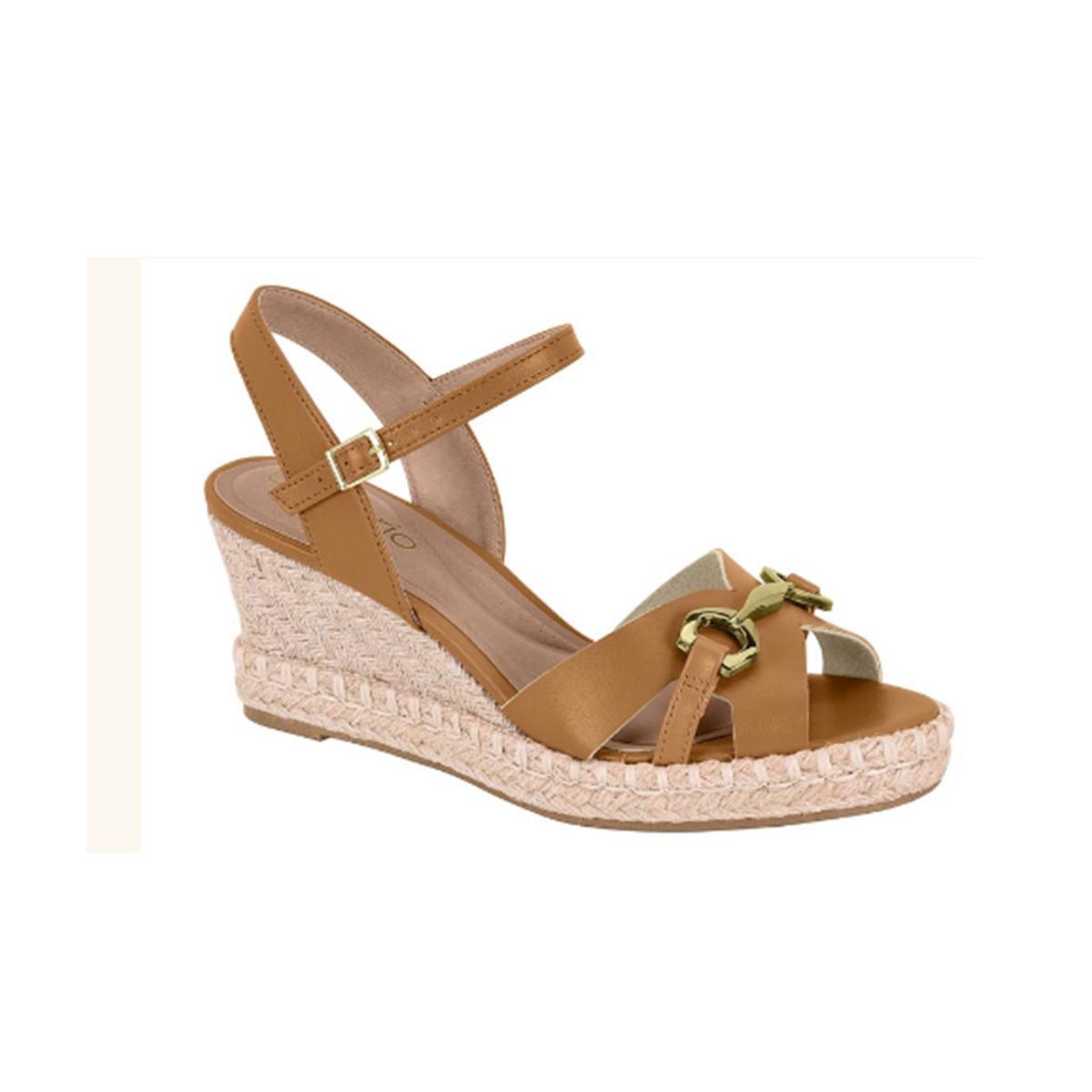 Imagem 1 do produto Sandália Feminina Anabela Corda Beira Rio 021171