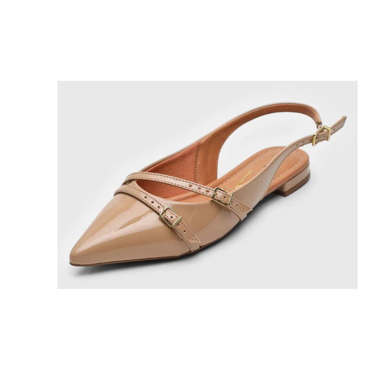 Imagem 3 do produto Sapatilha Slingback Feminina Nude Vizzano 021048