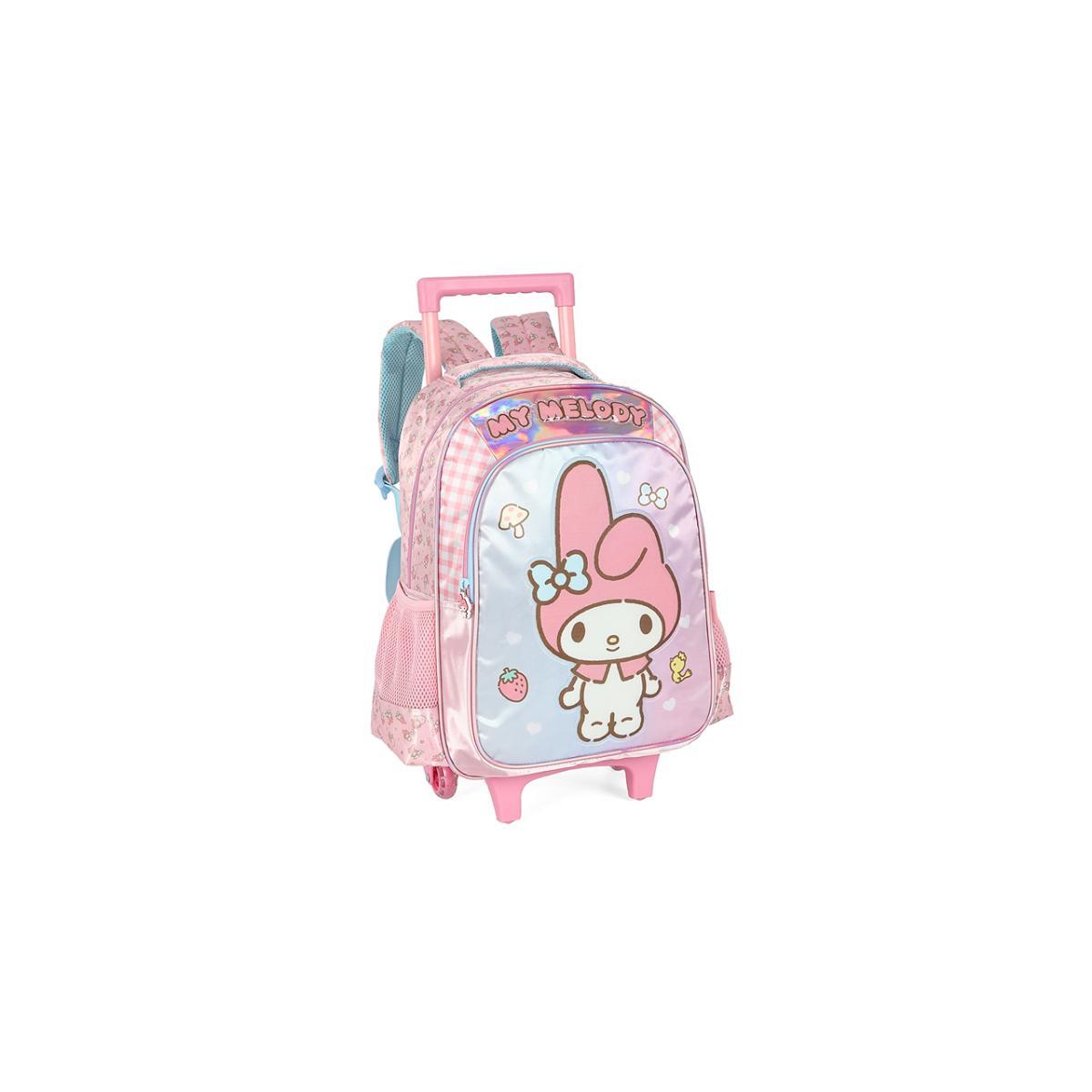 Imagem 2 do produto Mochila Rodinhas Infantil Acetinada My Melody Luxcel 021733