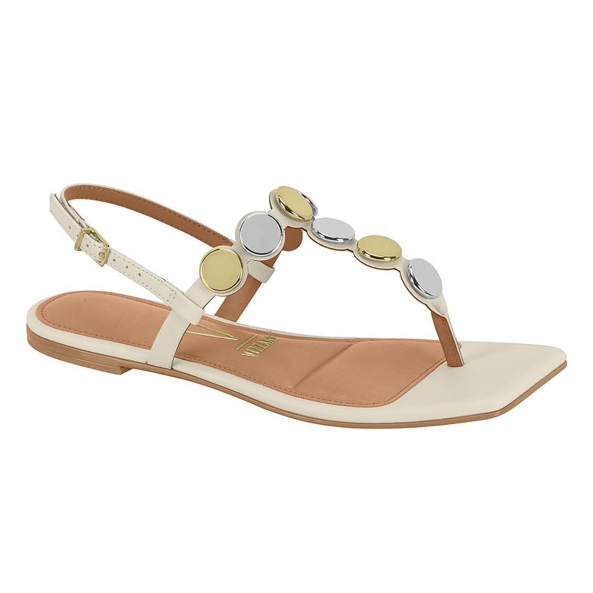 Imagem 1 do produto Sandália Rasteira Feminina Dedo Vizzano 021006