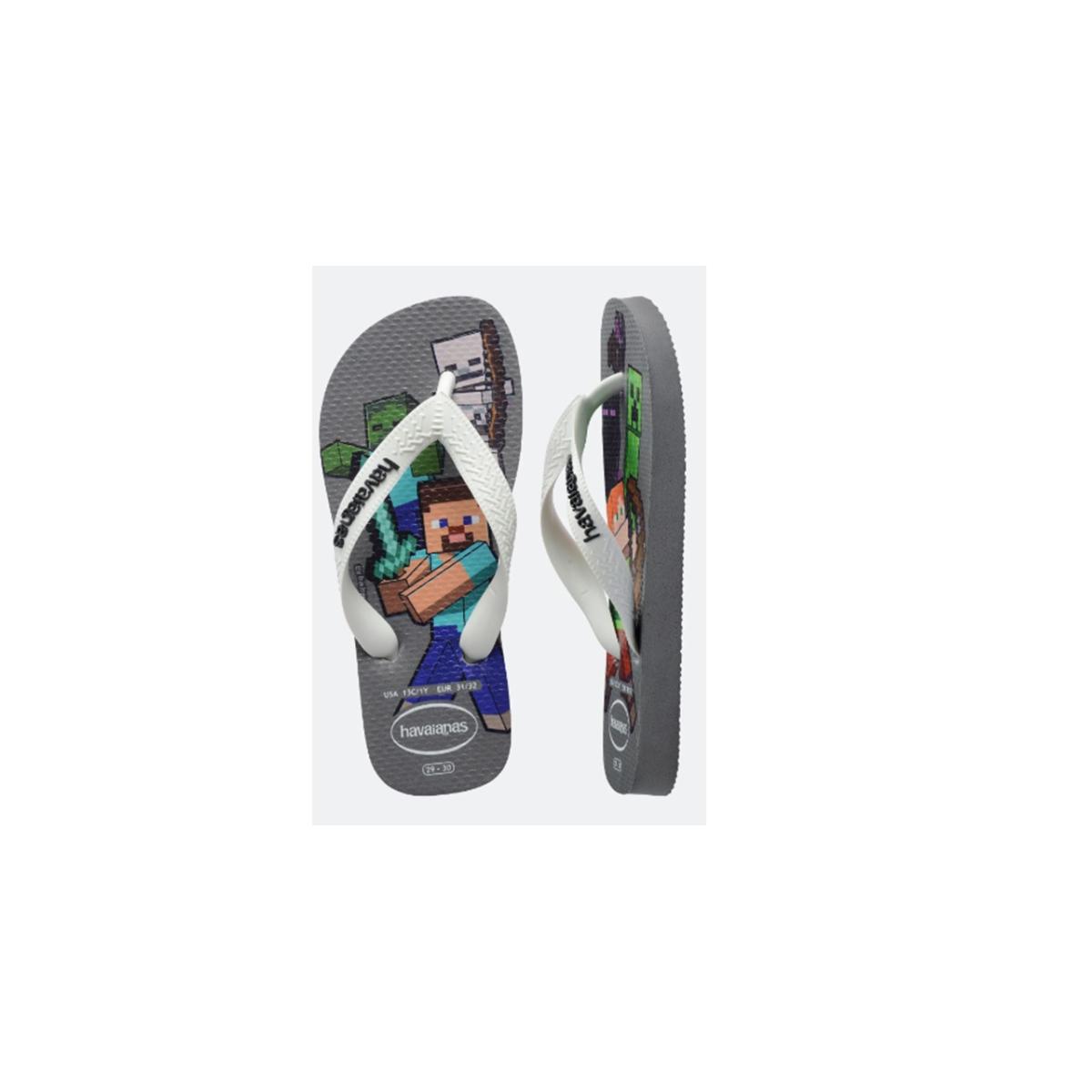 Imagem 2 do produto Chinelo Infantil Minecraft Havaianas 022558