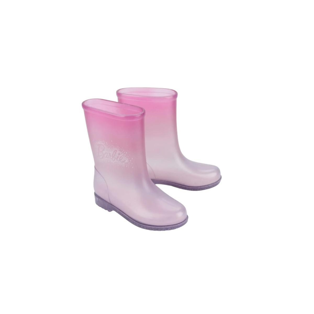 Imagem 2 do produto Galocha Infantil Transparente Barbie Grendene 019884