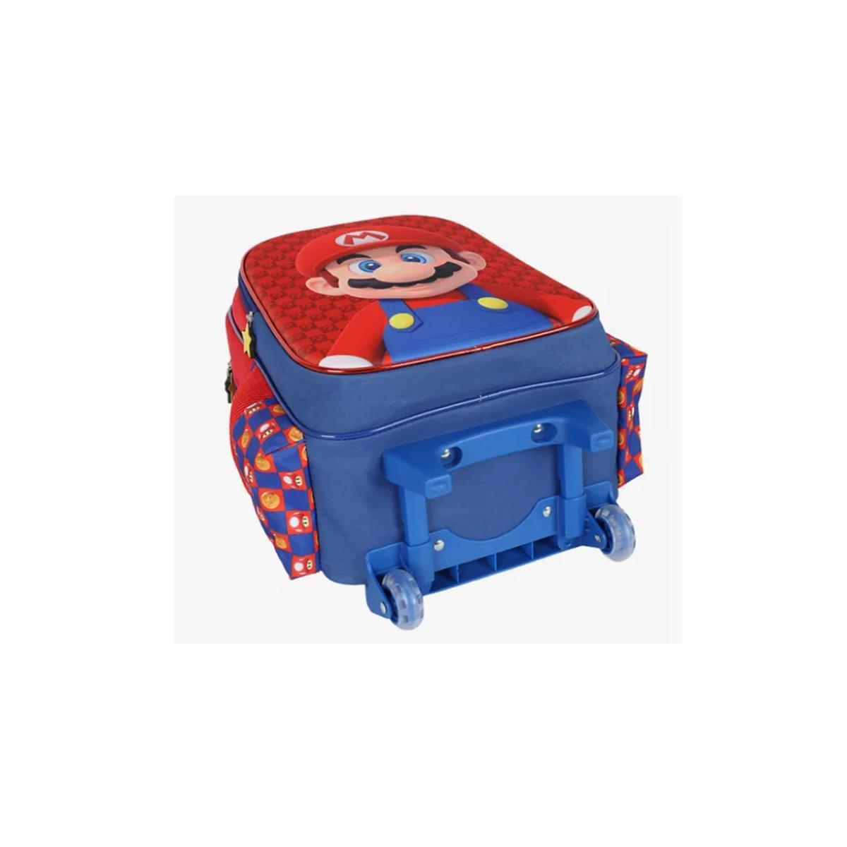 Imagem 5 do produto Mochila Escolar Rodinha Super Mário Luxcel 020342