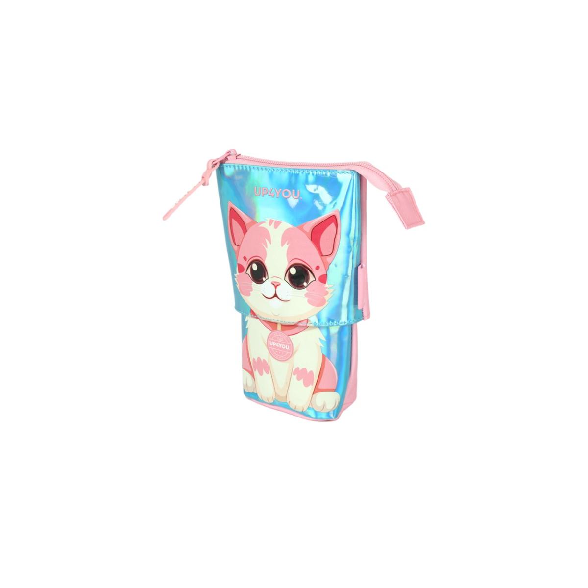 Imagem 2 do produto Estojo Escolar Que Desliza Gatinha Up4you 022458