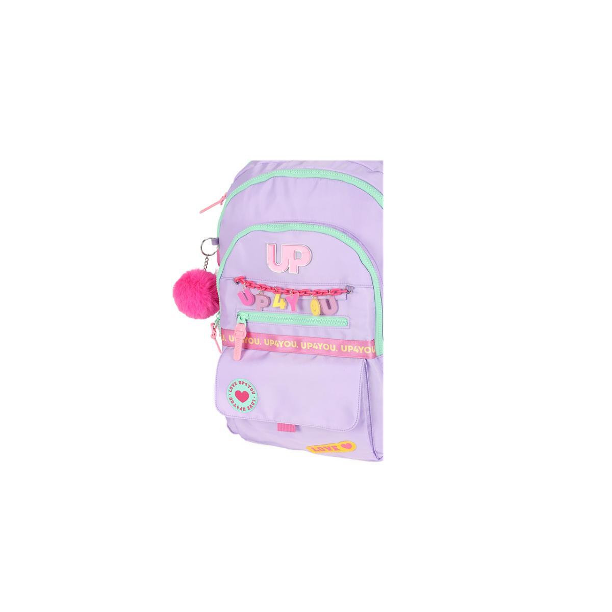 Imagem 3 do produto Mochila Feminina Juvenil Corrente Laptop Up4you 020648