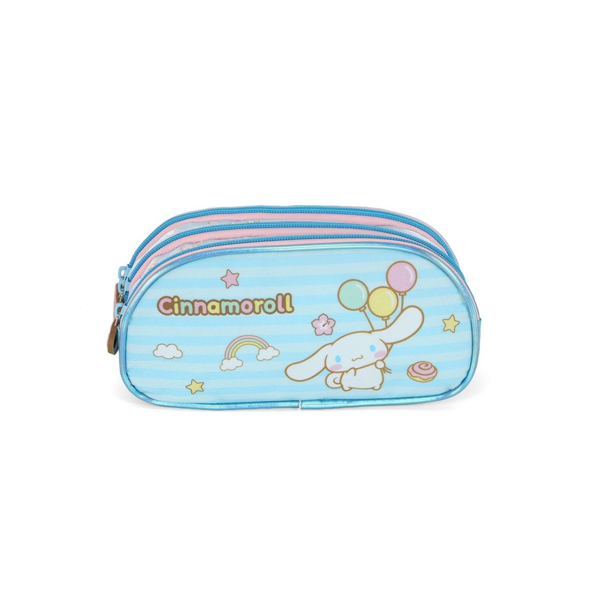 Imagem 1 do produto Estojo Escolar Triplo Cinnamoroll Luxcel 021739