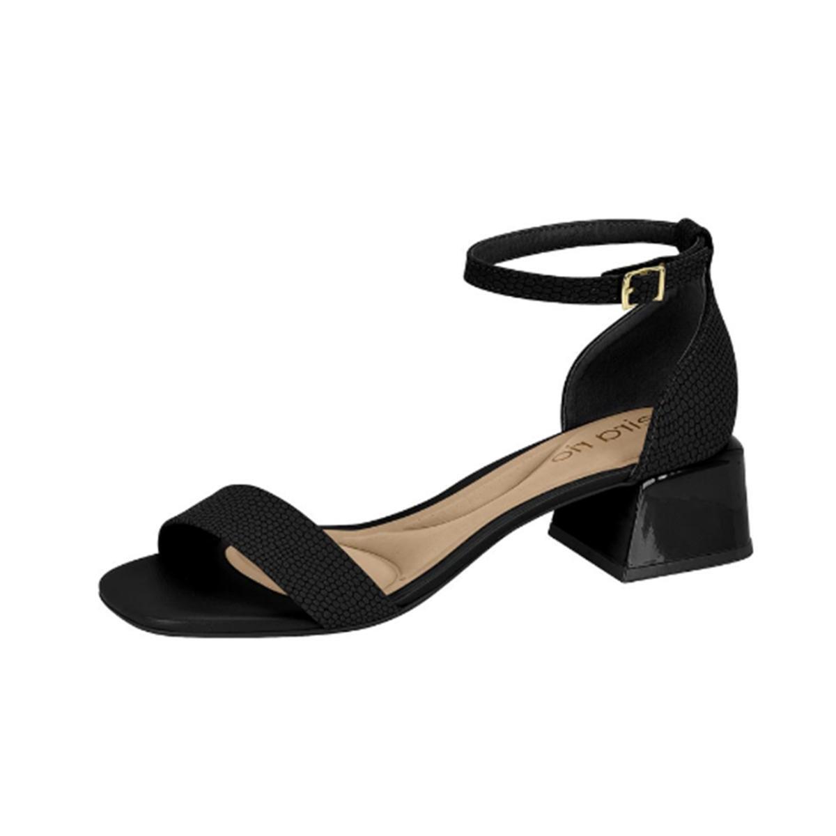 Imagem 2 do produto Sandália Feminina Saltinho Bloco Beira Rio 021294