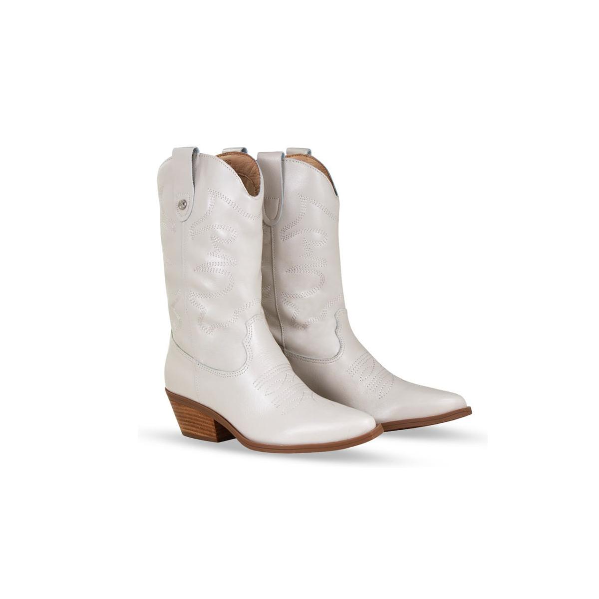 Imagem 2 do produto Bota Western Couro Atenas Off White Bottero 021404