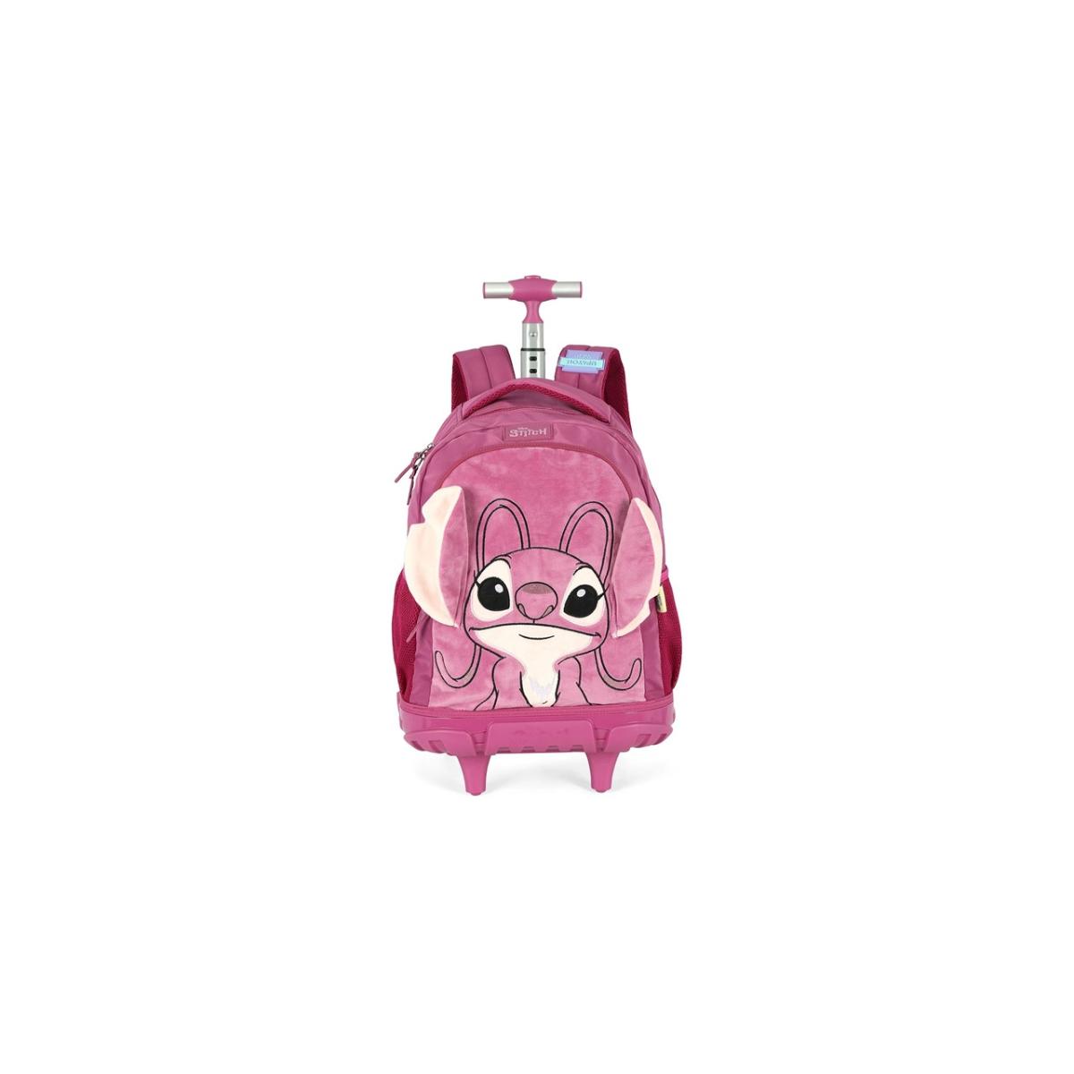 Imagem 1 do produto Mochila Rodinhas Stitch Pelúcia e Orelhas 3D Up4you 021972