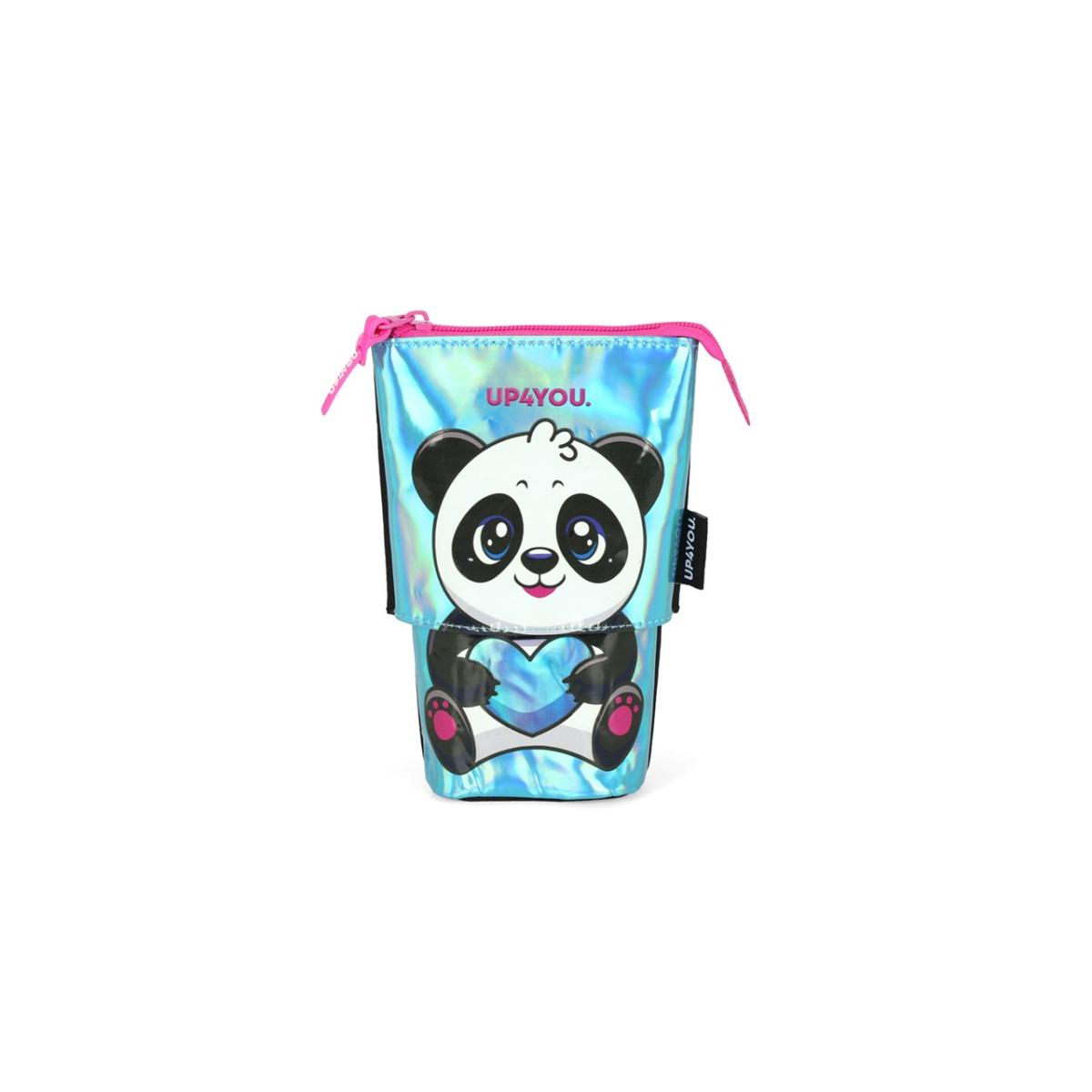 Imagem 1 do produto Estojo Escolar Panda Que Desliza Up4you 022457