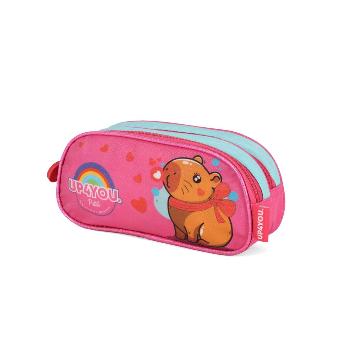 Imagem 4 do produto Estojo Escolar Duplo Capivara Yp4you 021975