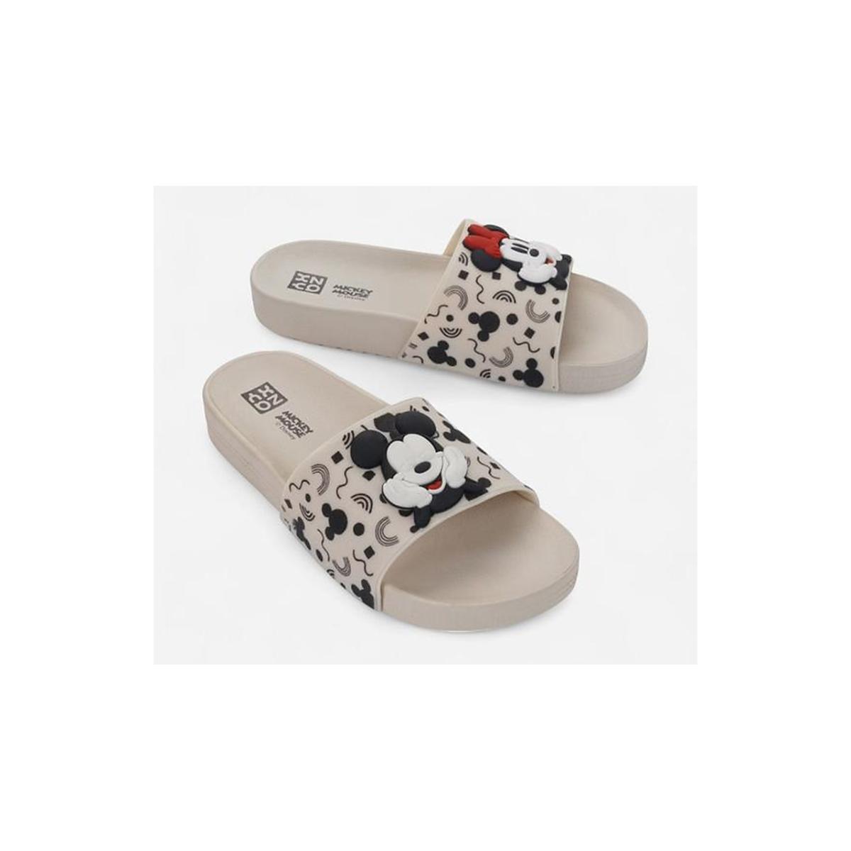 Imagem 3 do produto Chinelo Slide Off White Mickey Disney Zaxy 021183