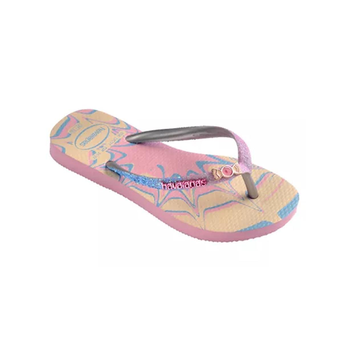 Imagem 3 do produto Chinelo Infantil Slim Glitter II Havaianas 020896