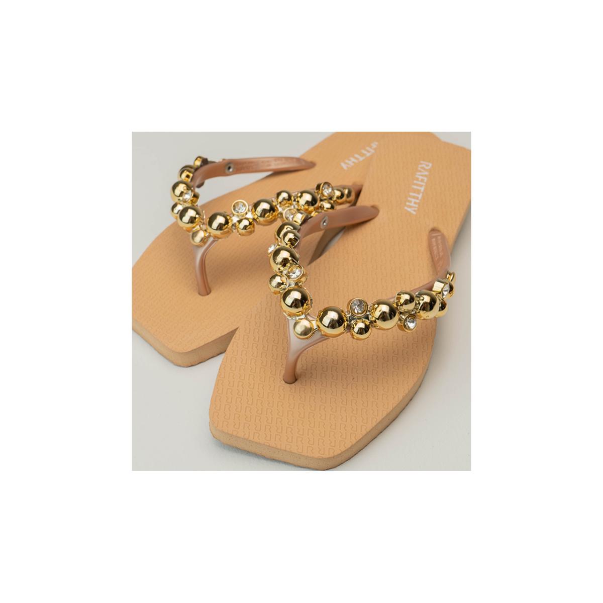 Imagem 2 do produto Chinelo Feminino Golden Balls Rafitthy 021378