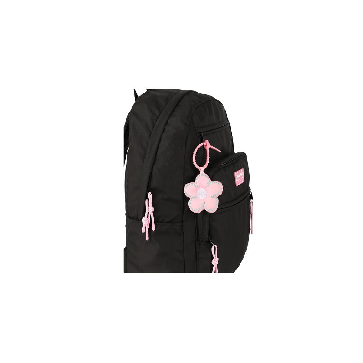 Imagem 4 do produto Mochila Escolar Juvenil Chaveiro Flor Up4you 020639
