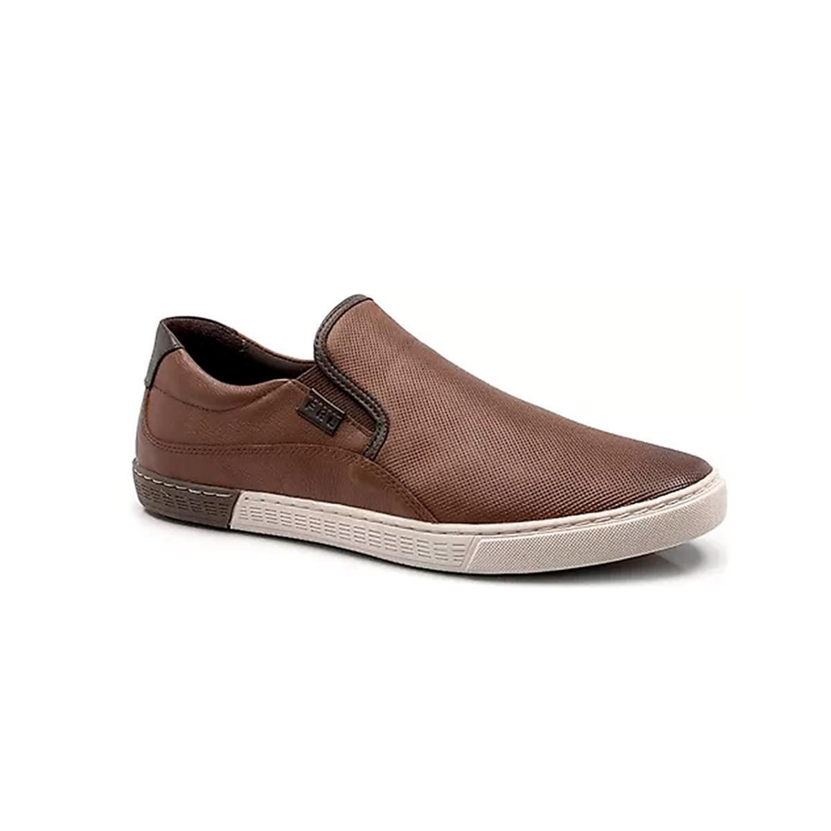 Imagem 1 do produto Tênis Slip On Masculino Couro Ferricelli 020045