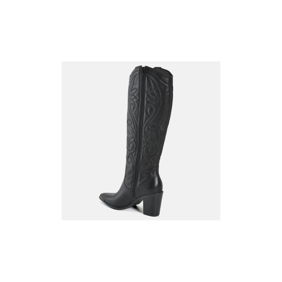 Imagem 5 do produto Bota Cano Longo Western Bordada Via Marte 022525