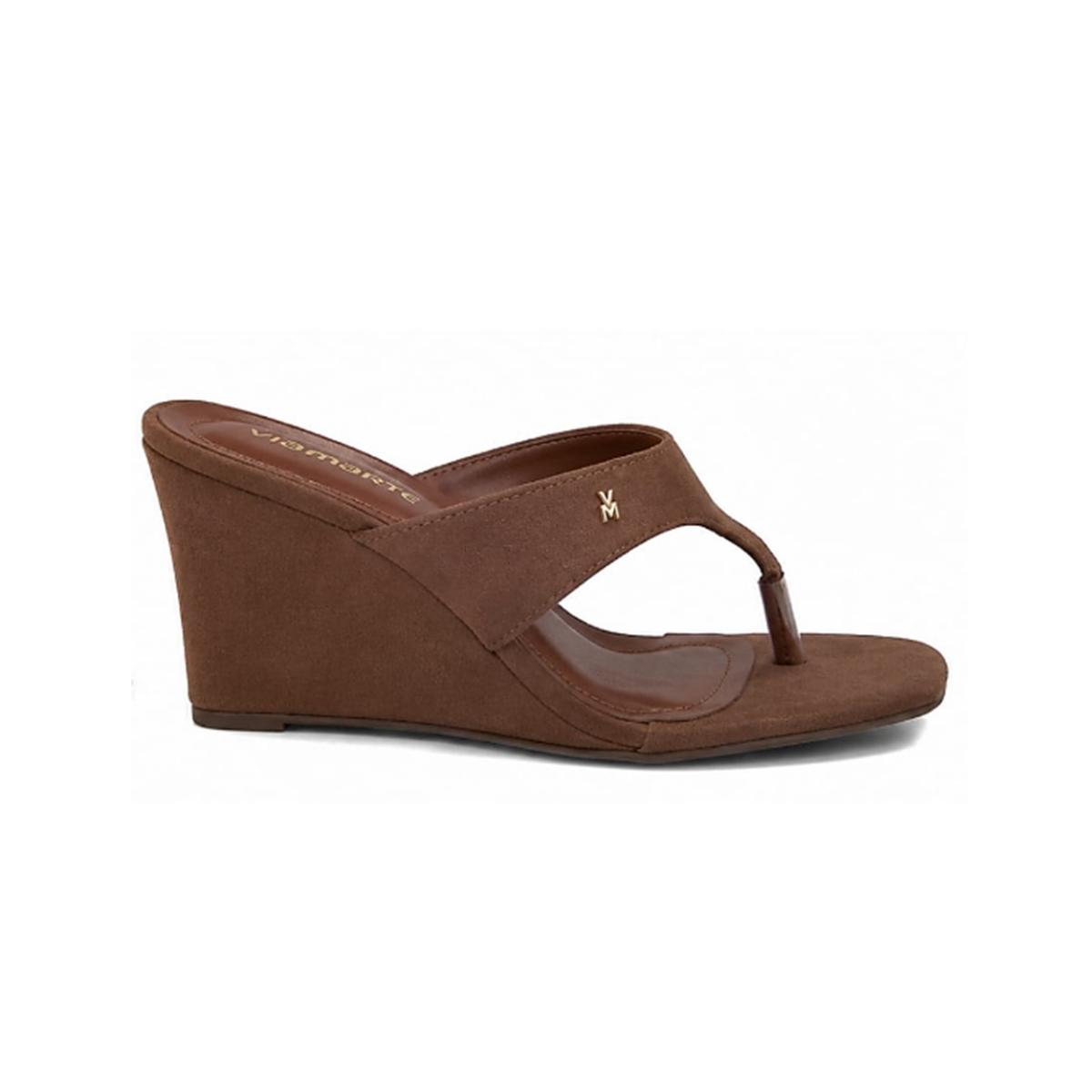 Imagem 3 do produto Tamanco Feminino Anabela Camurça Via Marte 022996