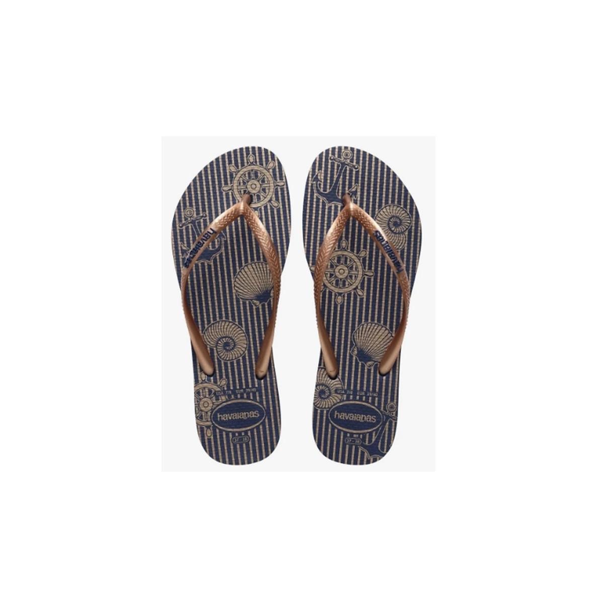 Imagem 1 do produto Chinelo Slim Feminino Nautical Havaianas 022476