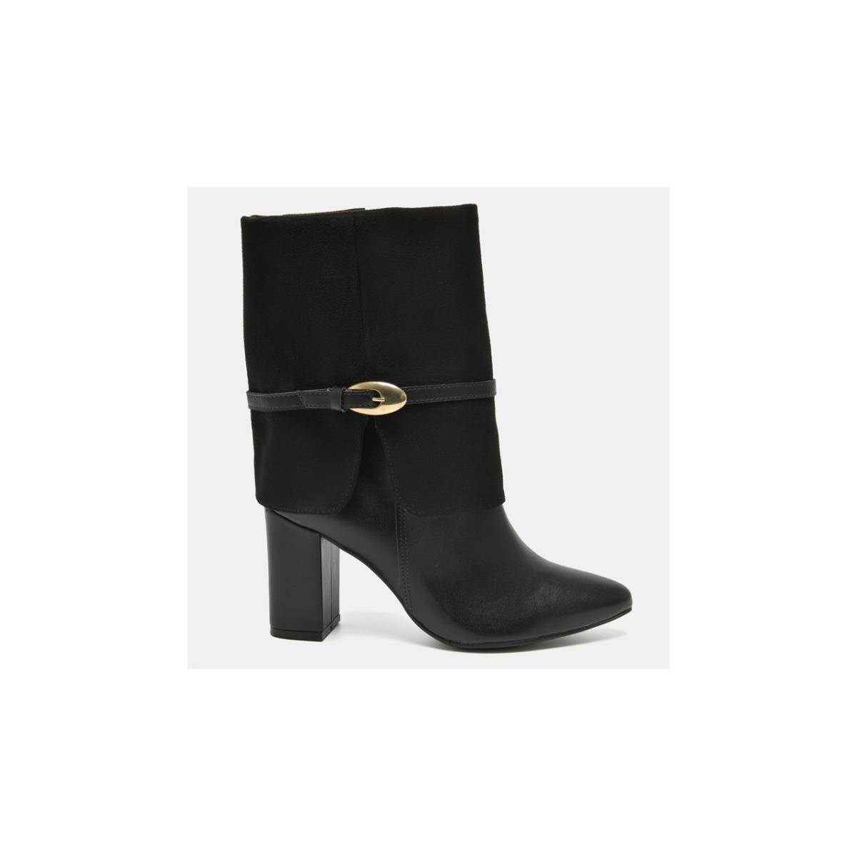 Imagem 3 do produto Bota Capa Feminina Salto Grosso Via Marte 022487