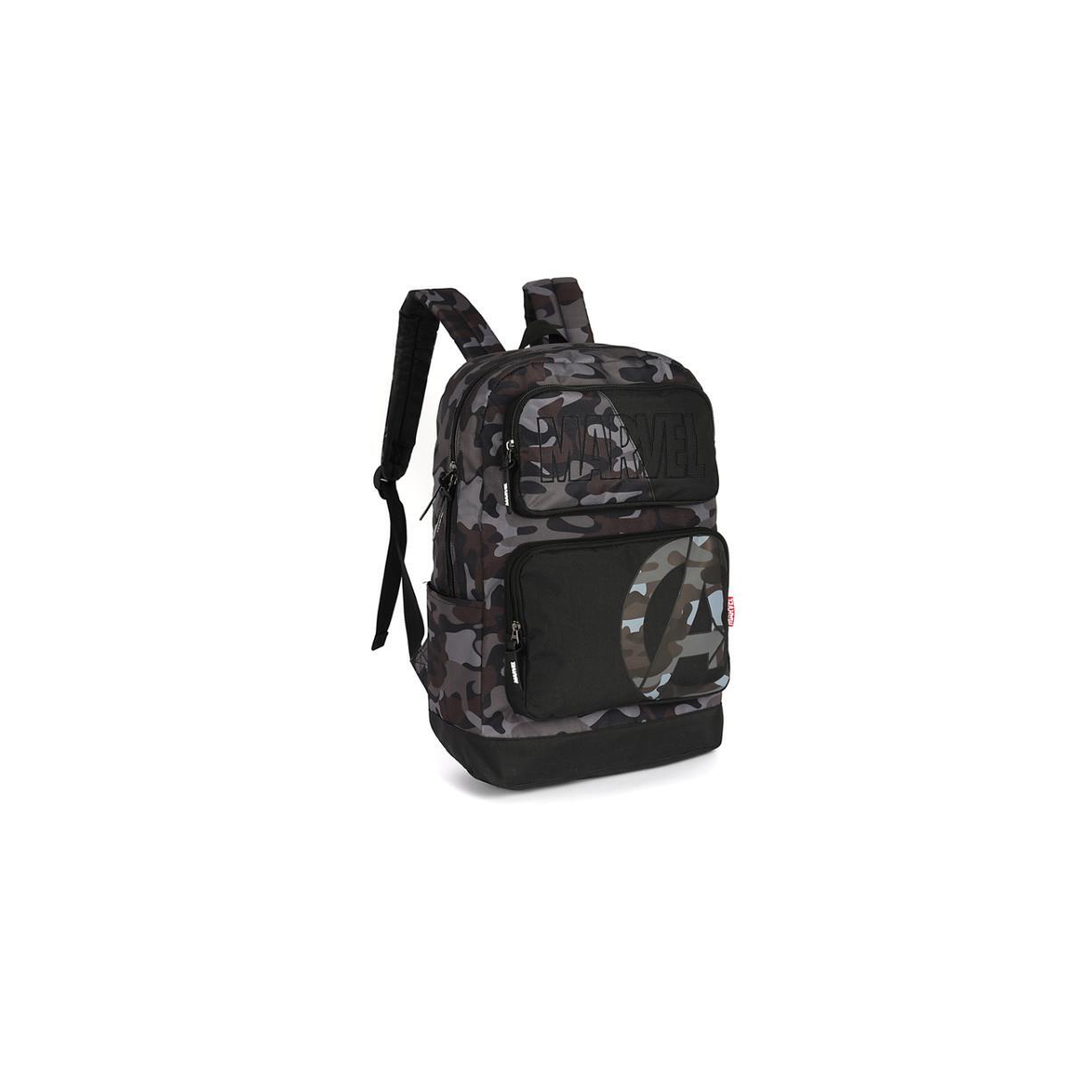 Imagem 3 do produto Mochila Juvenil Laptop Marvel Camuflada Luxcel 020862