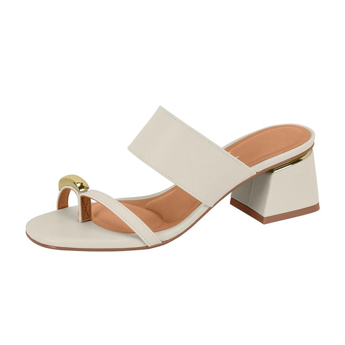 Imagem 2 do produto Tamanco Feminino Dedo Salto Bloco Vizzano 020952