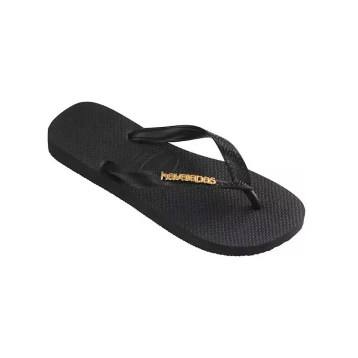 Imagem 2 do produto Chinelo Feminino Havaianas Logo Metalic 022718