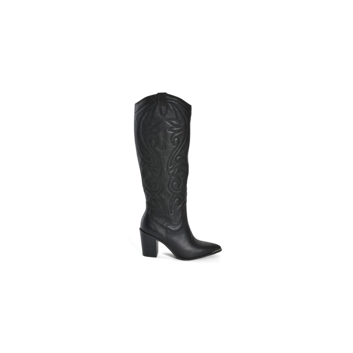 Imagem 1 do produto Bota Cano Longo Western Bordada Via Marte 022525