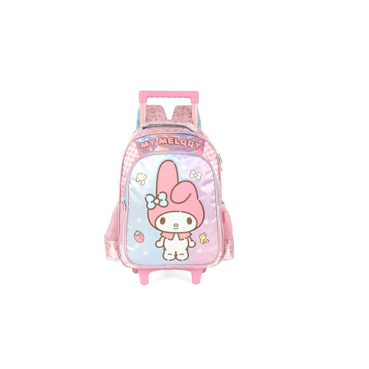 Imagem 1 do produto Mochila Rodinhas Infantil Acetinada My Melody Luxcel 021733
