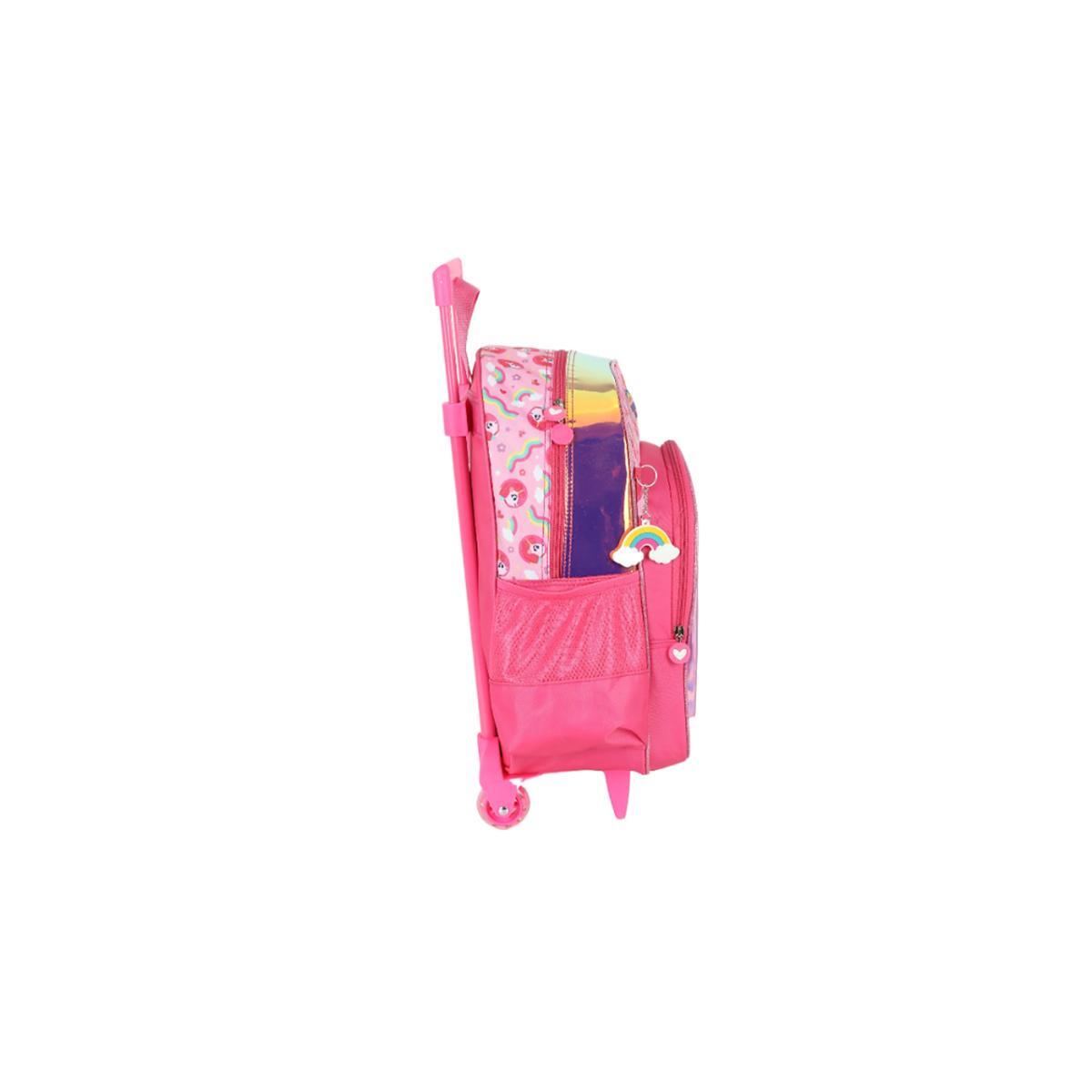 Imagem 2 do produto Mochila Rodinha Infantil Unicórnio/Arco-Íris Up4you 020228