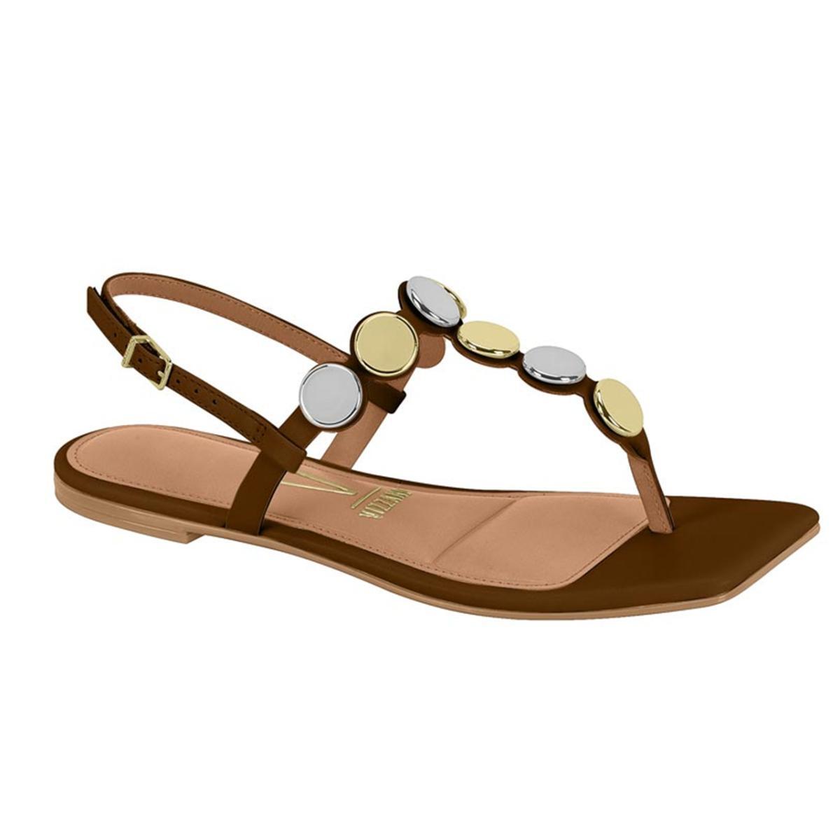 Imagem 1 do produto Sandália Bico Quadrado Pelica Vizzano 021005