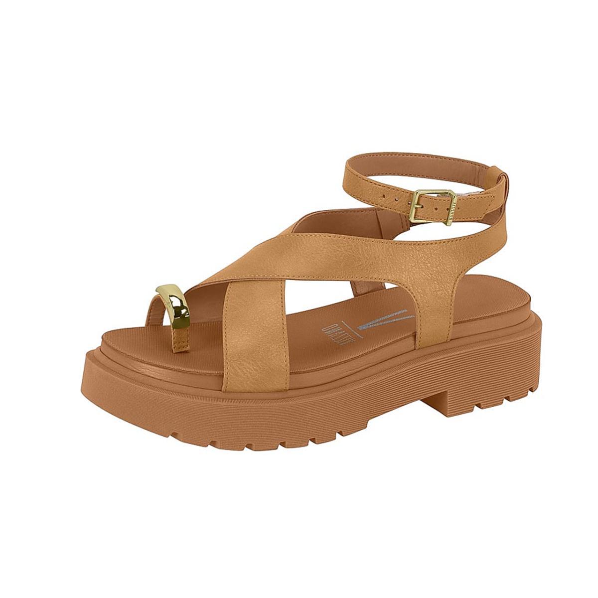 Imagem 2 do produto Sandália Flatform Feminina Tiras Cruzadas Vizzano 021038