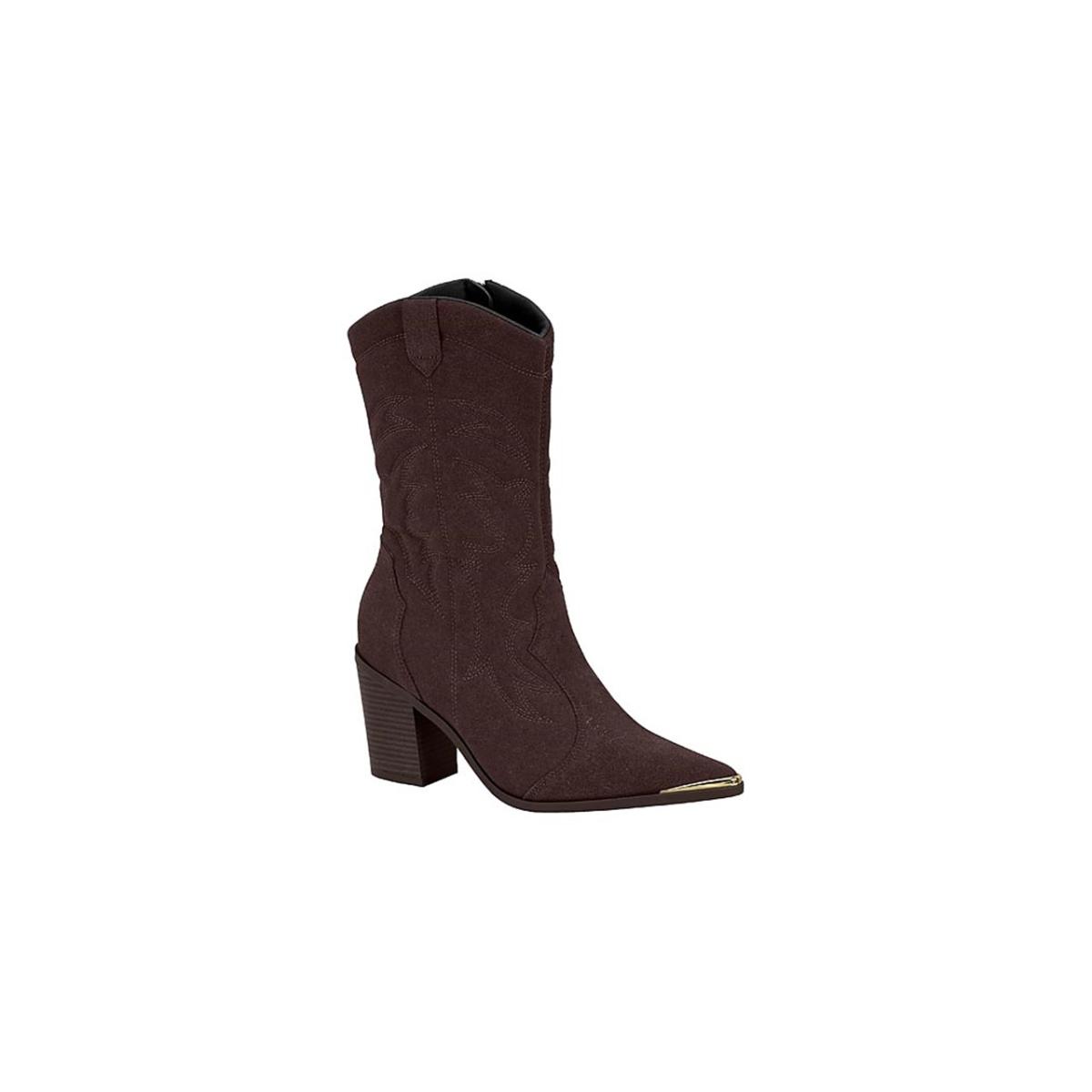 Imagem 1 do produto Bota Feminina Camurça Texana Vizzano 022684