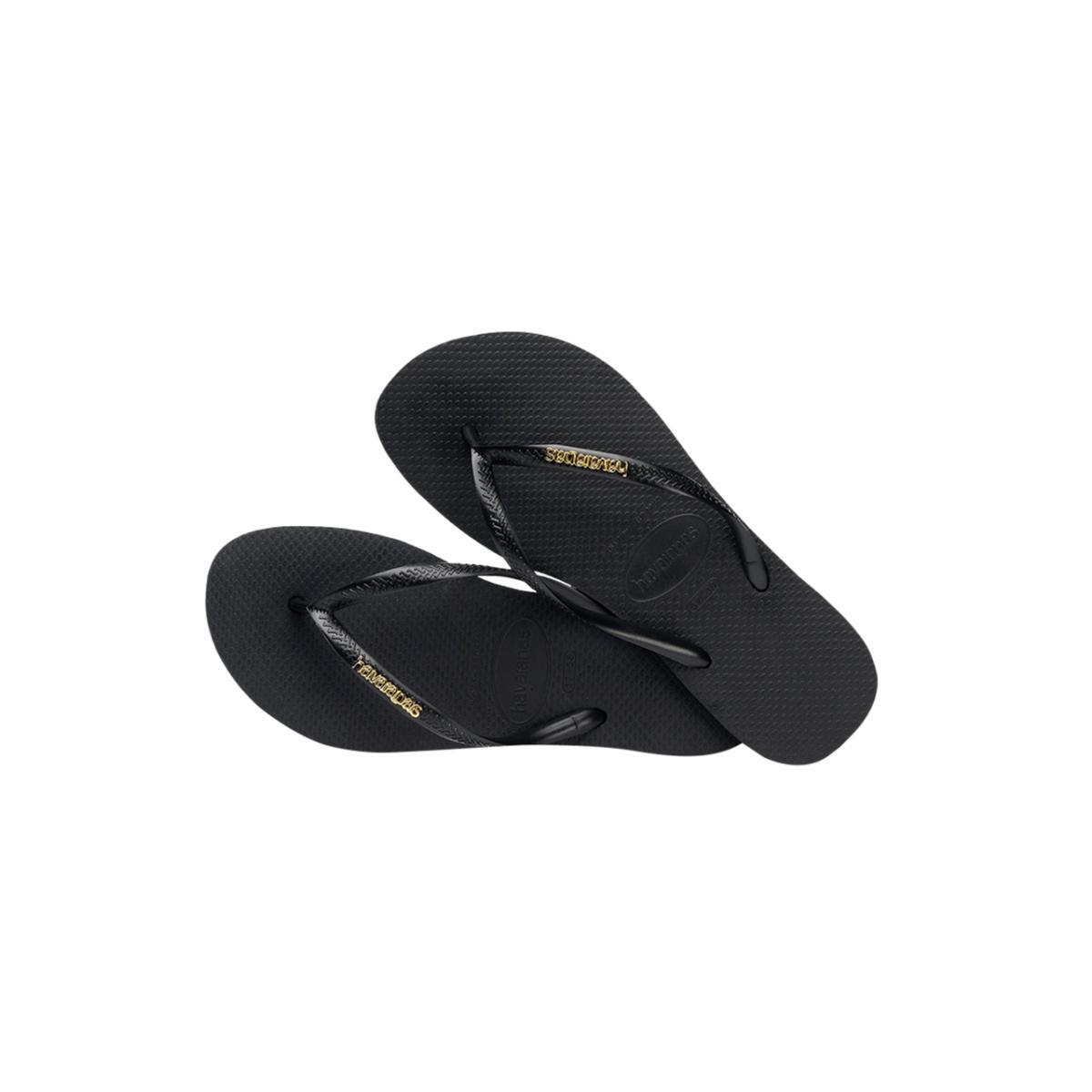Imagem 2 do produto Chinelo Feminino Slim Logo Metalic Havaianas 020400